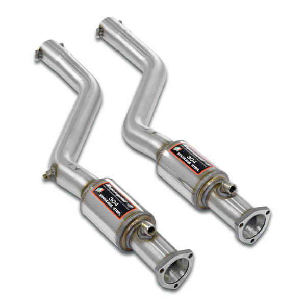 100% Stainless Racing exhaust system, Oversize 2x Ø 63,5 mm.