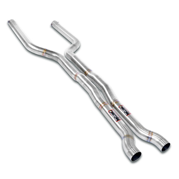 100% Stainless steel "Cat.-back - Lightweight" system, rear muffler with valvesFull kit only