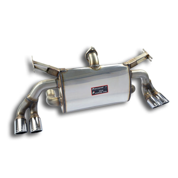 Supersprint 390656 Rear exhaust "Sport/Racing" Right OO70 - Left OO70With By-Pass pipe for the stock valve