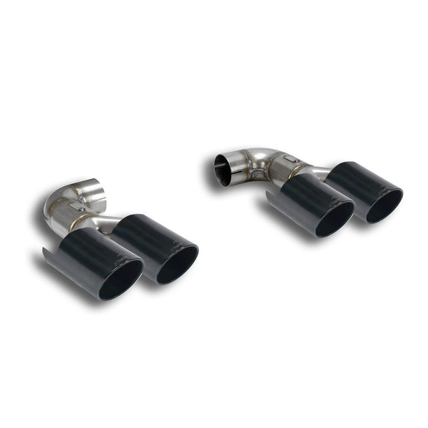 Supersprint 522236 Endpipes kit OO90 Right- OO90 Left "Gun Metal Grey"
