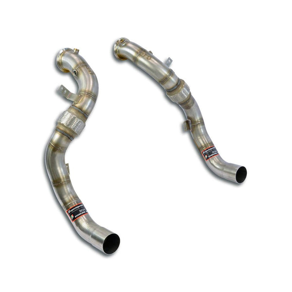 Supersprint 525211 Turbo downpipe kit Right - Left (Replaces catalytic converter)Accepts the stock "Cat.-Back" system