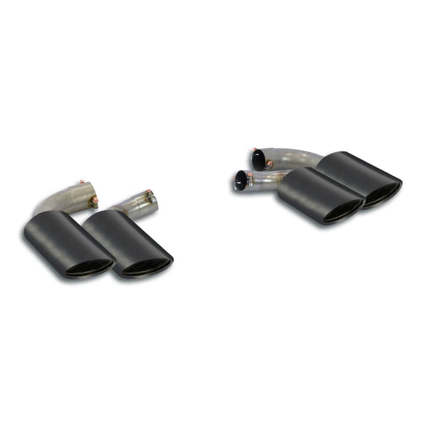 Supersprint 442437 4 Endpipe kit Right - Left 120x80 "Gun Metal Grey"