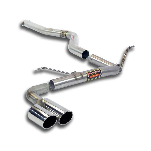 Supersprint 523916 Connecting pipe + rear pipe OO80(Muffler delete)