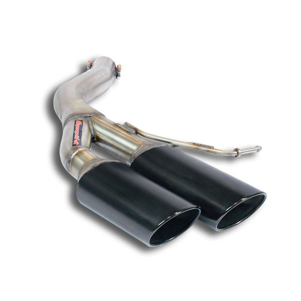 Supersprint 775987 Rear pipe Left 100x75 "Gun Metal Grey"(Muffler delete)