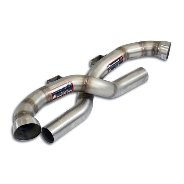 Supersprint 860814 Rear pipe kit Right - Left(Muffler delete)