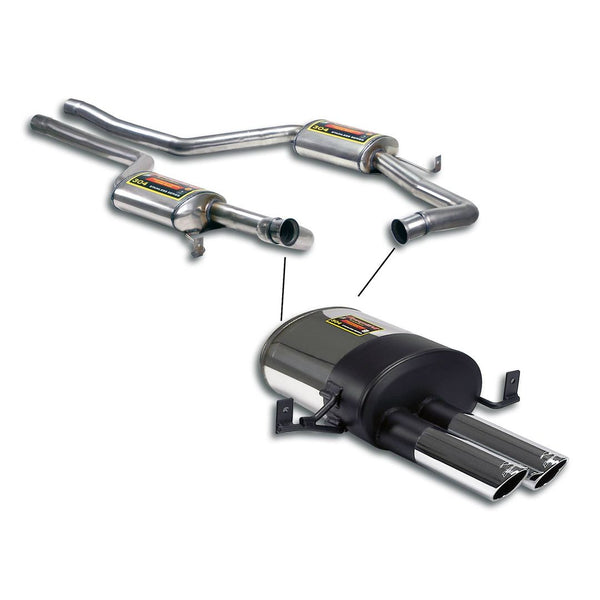 Supersprint 242980 Street performance pack "Cat.-Back", Sport end tips