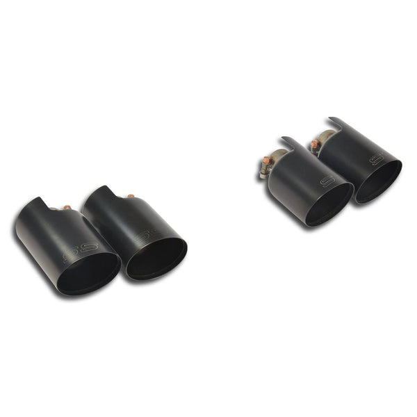 Supersprint 248676 Endpipe kit "Race-Gun Metal Grey" Right OO100 - Left OO100