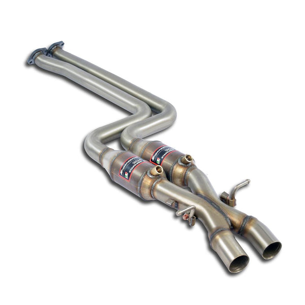 Supersprint 788602 Metallic catalytic converter Right - Left + "X-Pipe"