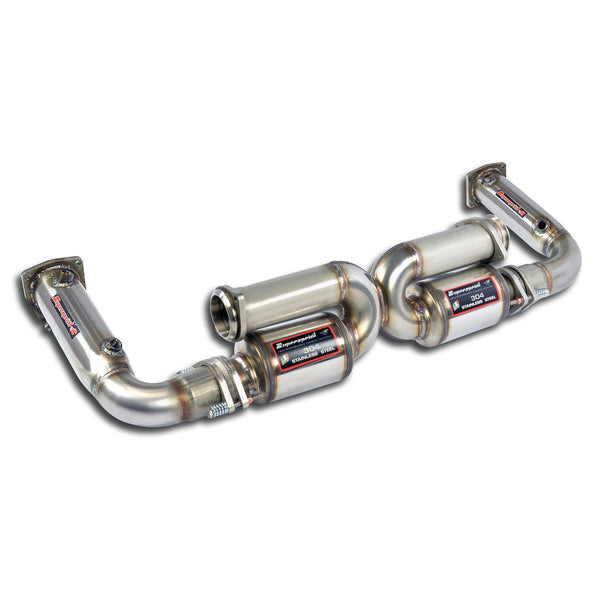 Supersprint 244474 Rear exhaust Right - Left "Race"(Replaces catalytic converter)