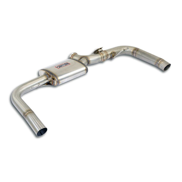 Supersprint 724784 Dual Sound rear muffler right - left, with flap