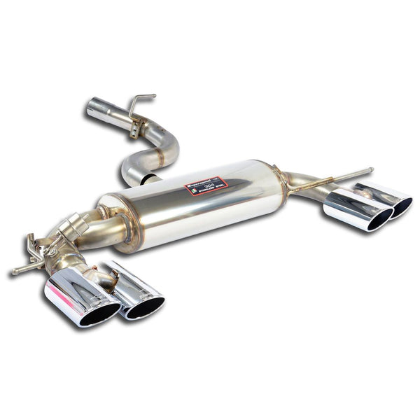 Supersprint 329407 Rear exhaust right - left with valve, 4 endpipes 90x70