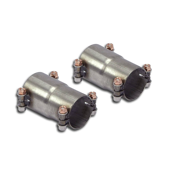 Supersprint 845633 Right + Left sleeve pipes for the stock rear exhausts