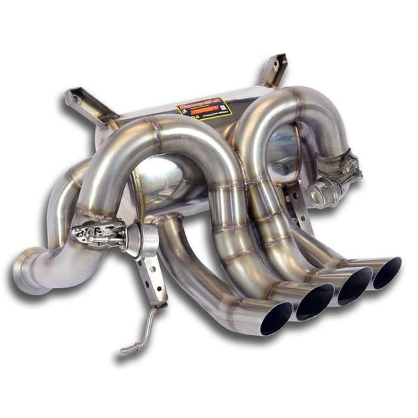 Supersprint 350604 Rear exhaust right - left with valves(Replaces the main catalytic converter)
