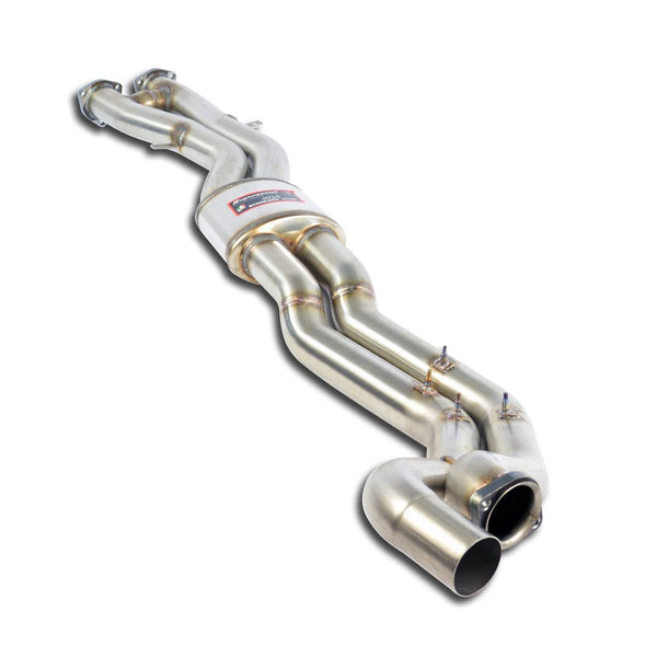 Supersprint 44003 Centre exhaust Twin Pipe - Resonated