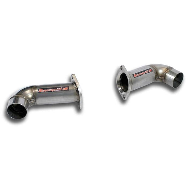 Supersprint 246733 Connecting pipe kit Right + Left(For OEM endpipes)