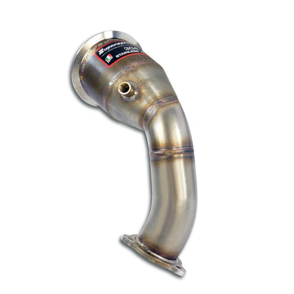 Supersprint 249541 Downpipe Left with  Metallic catalytic converter