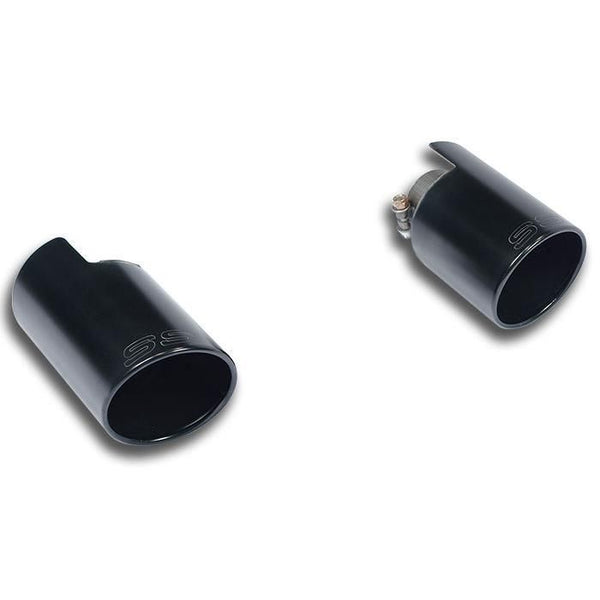 Supersprint 816054 Endpipe kit Right O100 - Left O100 "Gun Metal Grey"