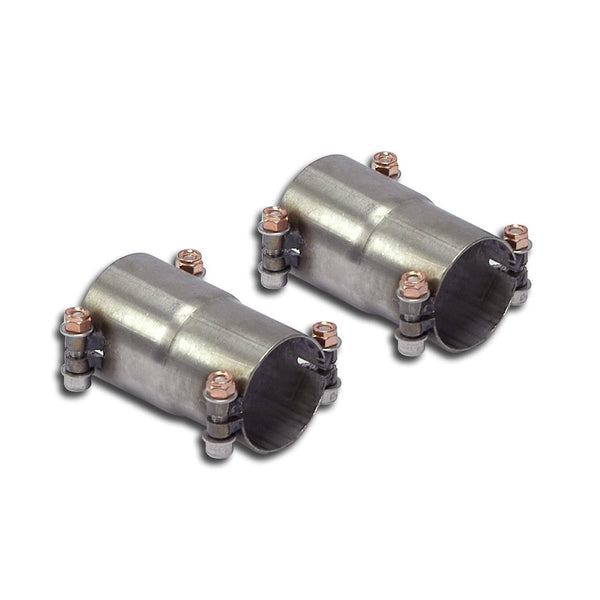 Supersprint 845633 Right + Left sleeve pipes for the stock rear exhausts