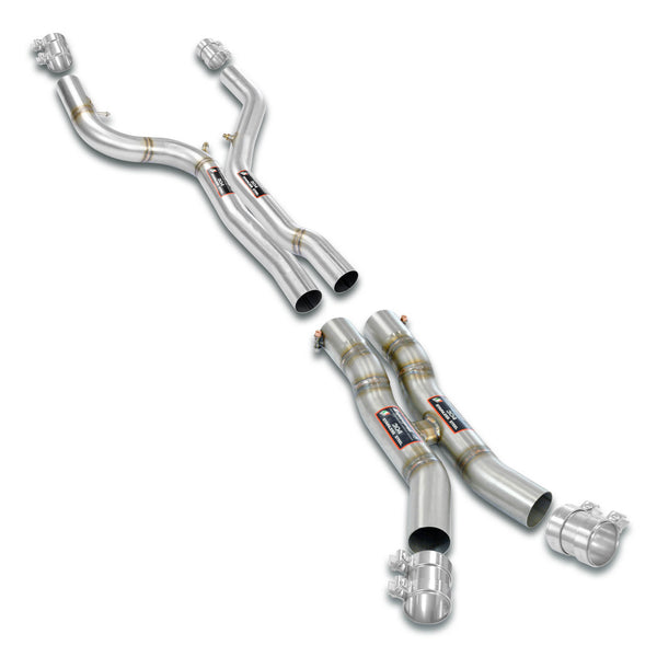 Bmw M Bmw G80 M3 Straight Pipe Race PackageDeletes the OPFs  + mid resonatorAccepts the Std - Oem muffler 745810