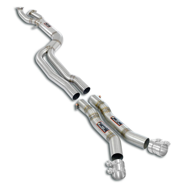 Bmw M Bmw G87 M2 J-Pipe Race PackageDeletes the secondary catalytics + OPFs  + mid resonatorAccepts the Std - Oem muffler 528410