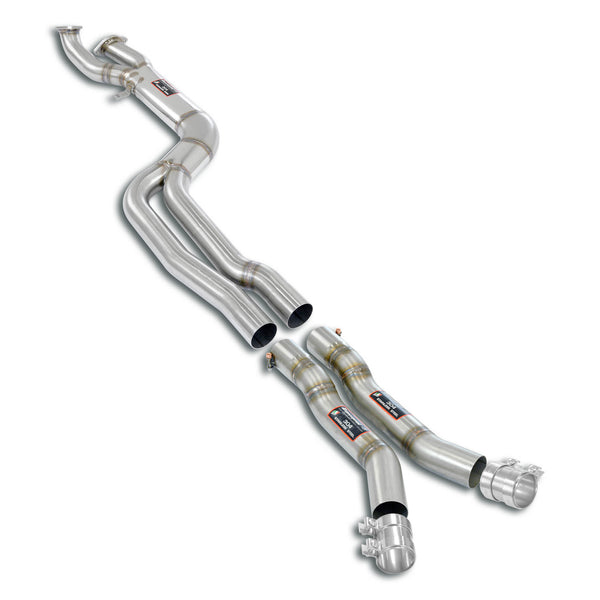Bmw M Bmw G87 M2 J-Pipe Race PackageDeletes the secondary catalytics + mid resonatorsAccepts the Std - Oem muffler 528450