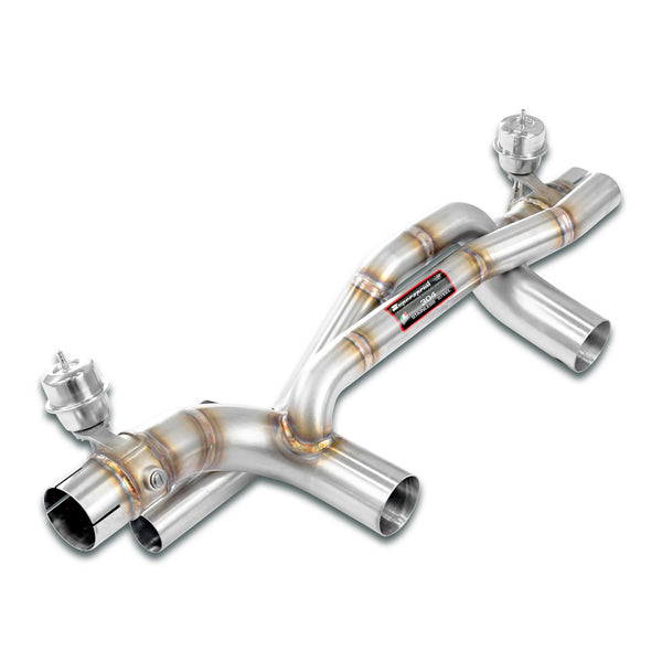 Porsche 991.2 Series Carrera / Carrera S / Gts Rear pipe kit Right - Left with valves(Vacuum)(Muffler delete) 249034
