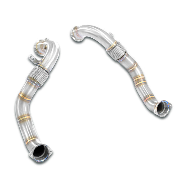 Bmw M Bmw G90 M5 Sedan Turbo downpipe kit Right - Left(Replaces primary and secondary catalytics)Accepts the stock tertiary catalytics 529211