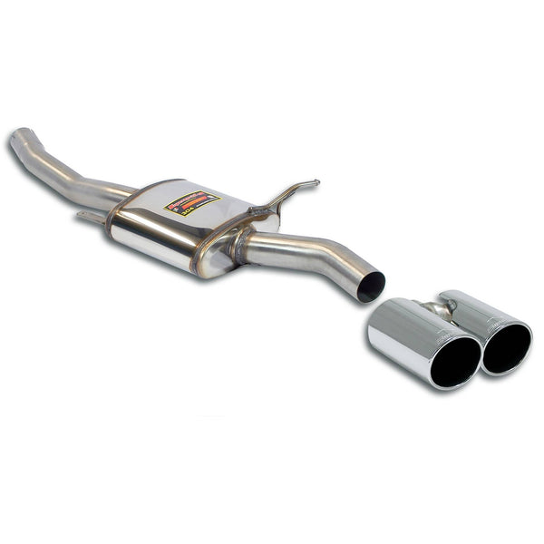 Rear muffler kit for XKR rear bumper