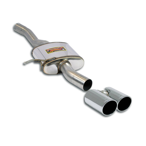 Rear muffler kit for XKR rear bumper