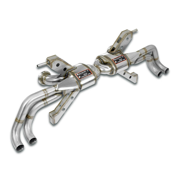 Audi  S / Rs Audi R8 Coupè Rear exhaust "Racing" Right - Left 4 exits(Deletes the stock, secondary catalytics - fits to the stock endpipes)-14,0 Kg 768334