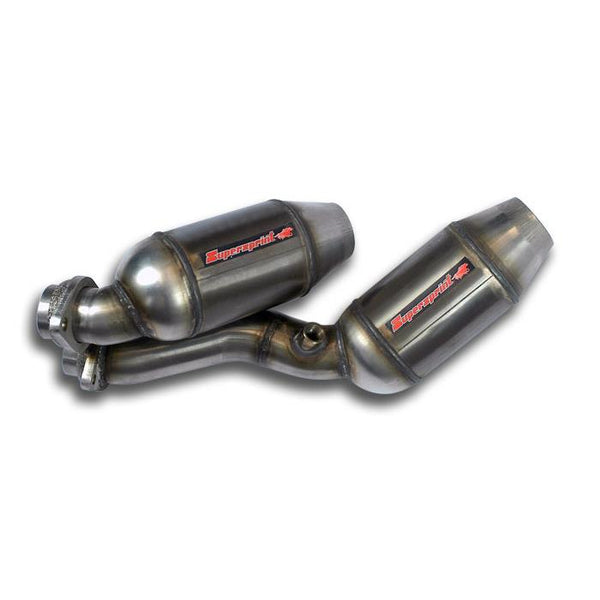 Bmw M Bmw E46 M3 Metallic catalytic converter HJS, 100CPSI kit for OEM headers(Weld on connection) 44021