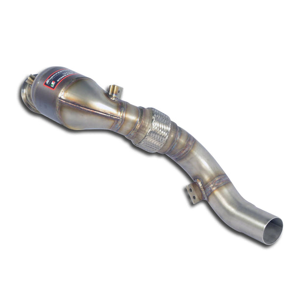 Bmw Bmw F07 Gt Turbo downpipe kit +  Metallic catalytic converter RightAccepts the stock "Cat.-Back" system 989221