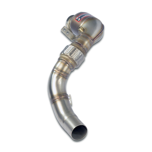 Bmw Bmw F07 Gt Turbo downpipe kit +  Metallic catalytic converter LeftAccepts the stock "Cat.-Back" system 989241