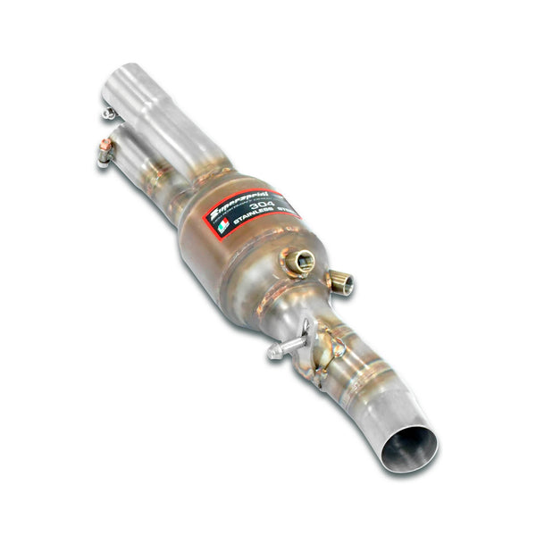 Ferrari Ferrari 575M Front exhaust Left with Metallic catalytic converter. 391222