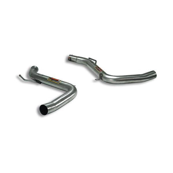 Mercedes Mercedes W221 S Connecting pipes kit Left-R. for OEM centre muffler 845743