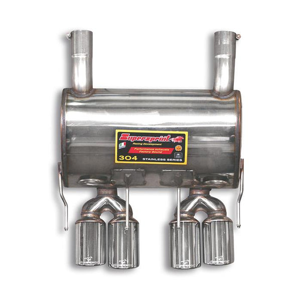 "Sport" rear muffler Right OO100 - Left OO100