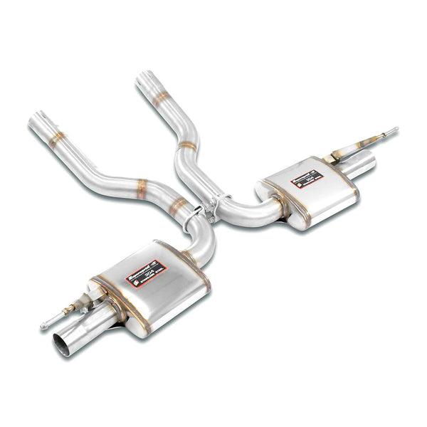 Porsche 955 Series Rear exhaust Right + Left "Racing" 244206