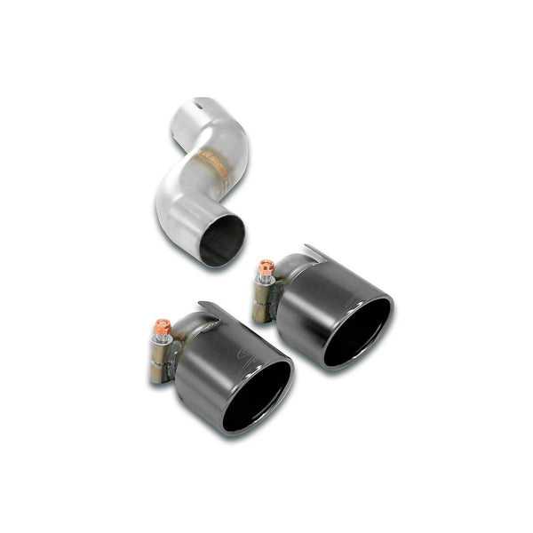 Porsche 991.1 Series Carrera / Carrera S / Gts Connecting pipe kit Right + "Gun Metal Grey" endpipe OO90 247456