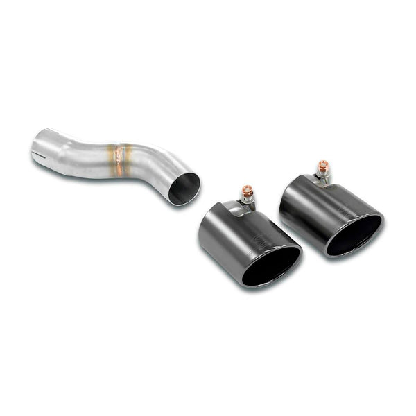 Porsche 991.1 Series Carrera / Carrera S / Gts Connecting pipe kit Left + "Gun Metal Grey" endpipe OO90 247476