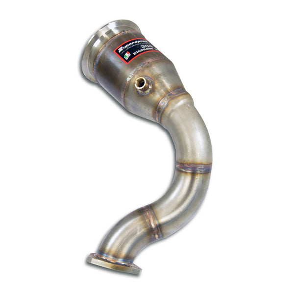 Downpipe + Metallic catalytic converter Oversize, 100% Stainles steel(Left Hand Drive / Right Hand Drive)