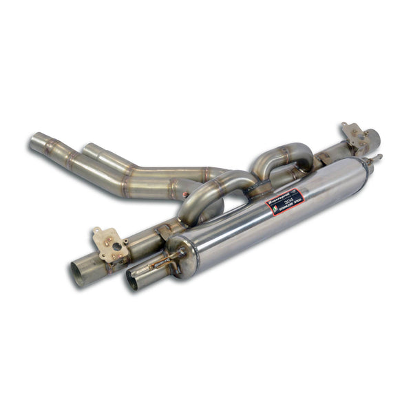 Centre + Rear exhaust kit 100% Stainless steel, for OEM endpipesFull kit only