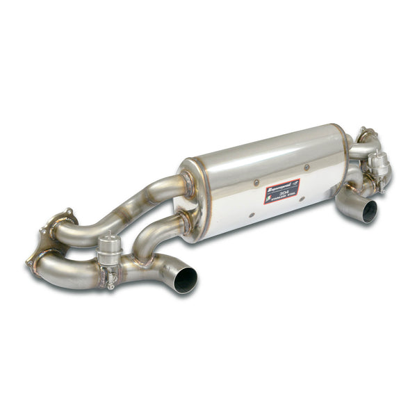 100% Stainless steel rear exhaust with valvesFor model with automatic transmission "PDK"Full kit only