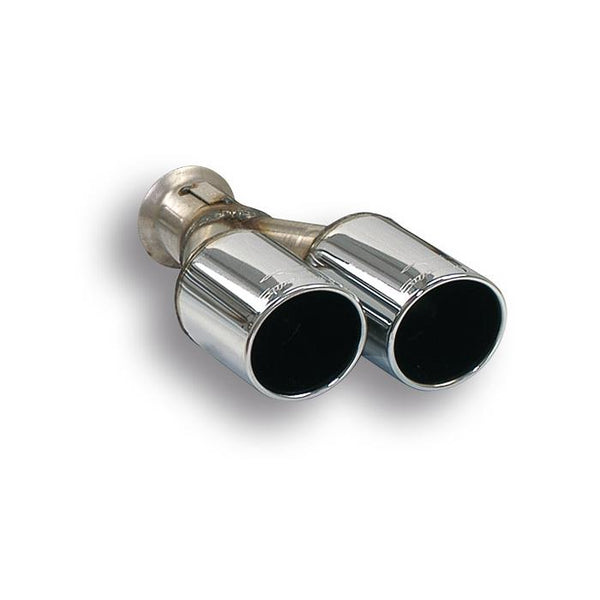 Exhaust system Oversize Ø57mm -> Ø60mm -> Ø55mm with L. (OEM) exit, 100% Stainless steel With EEC homologation