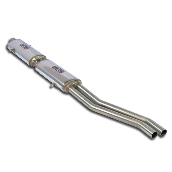 Front exhaust + Centre exhaust Left (2 Silencers).Available on demand