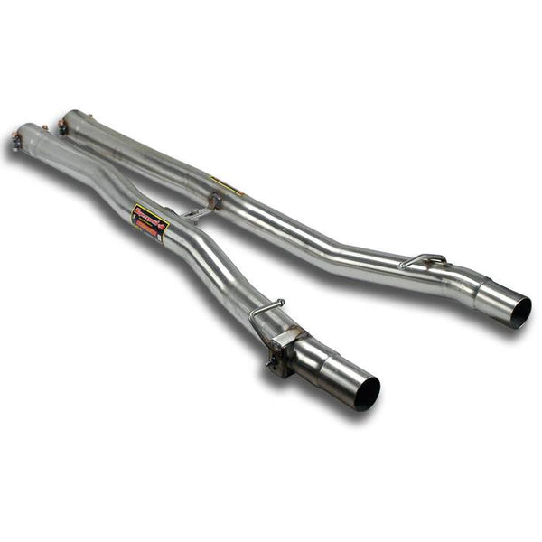 100% Stainless steel Right - Left system for OEM rear bumper + endpipes