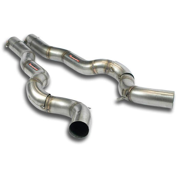 100% Stainless exhaust system(Downpipes with integrated catalytic converter)