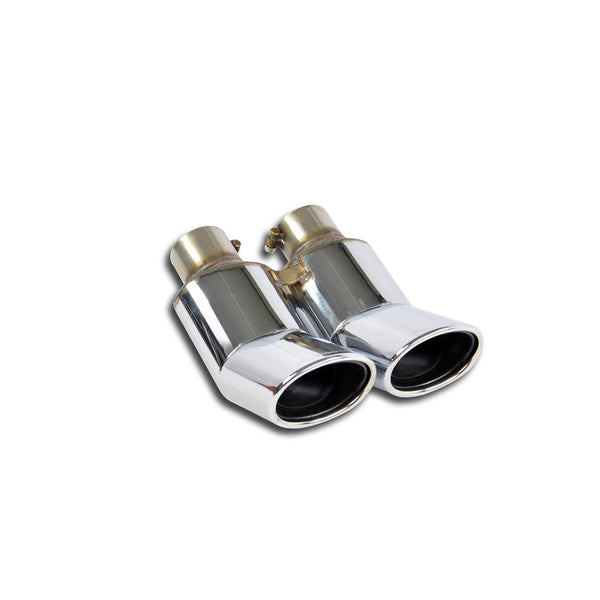 100% Stainless exhaust system, Oversize 2 x Ø70mmModels with cast iron stock manifold