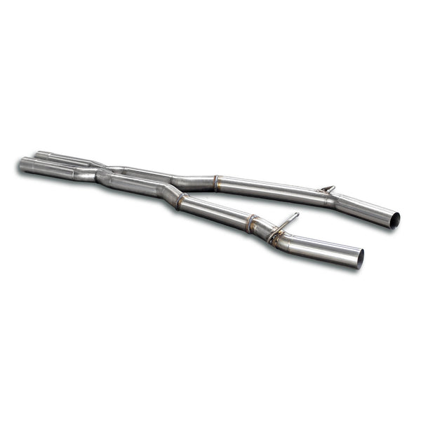 100% Stainless exhaust system,  2 x Ø70mm Cat.-Back