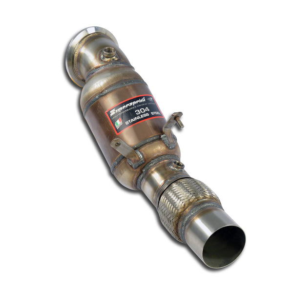 100% Stainless steel systemDownpipe with "slip-on" connecting version