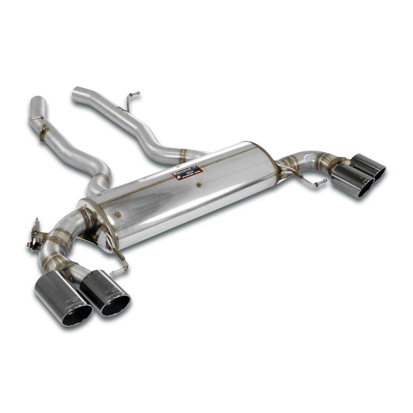 100% Stainless steel systemRear muffler kit for the stock rear diffusorFull kit only